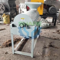 Broyeur de fibre de peau de noix de coco Machine de déchiquetage de balle de noix de coco Machine de décorticage de coquille de noix de coco