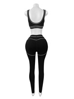 Set Olahraga Wanita 2 Potong Terbaru 2025, Atasan Crop Top Kasual, Jogger Yoga Seamless, Sport Bra, Legging Pinggang Tinggi