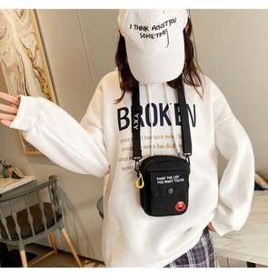 Fashion Single Shoulder <b>Bag</b> for Student Casual Canvas Handbag Outdoor <b>Phone</b> Messenger <b>Bag</b> Zipper <b>Crossbody</b> <b>Bag</b> Purse for Girls - Product Image 3