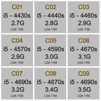 Intel Core Used Desktop Processors I5 LGA 1150 4th Gen 4430s 4440s 4460s 4570s 4590s 4670s 4690s 4670s 4690s CPU