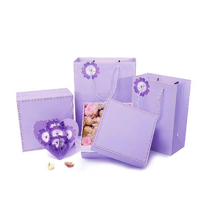 Tùy chỉnh Hộp Quà tặng đám cưới bên ủng hộ Hộp <span class=keywords><strong>2</strong></span> miếng bìa hộp quà tặng cho hoa và sôcôla bao bì - Product Image 1