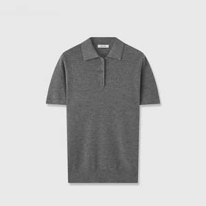 Cotton Polo Shirts Women Heavyweight Streetwear Loose Fit Polo Shirt Ladies <b>Drop</b> Shoulder Summer Polo T Shirts Women's - Product Image 3