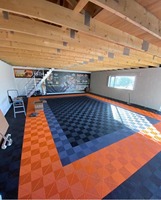Dalles de sol pour exposition moto, tapis de stationnement moto, tapis antidérapant pour garage, tapis décoratif pour garage