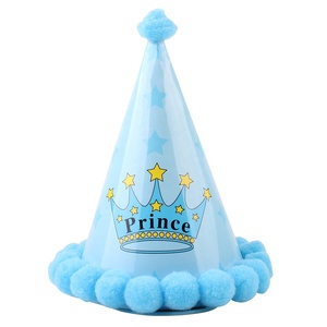 Sombrero de cumpleaños para mascotas, bandana de diseño bonito para perros, sombreros de fiesta de cumpleaños, bufanda, Pompón, bolas, perro, gato, gorro de cumpleaños, <span class=keywords><strong>2020</strong></span> - Product Image 5