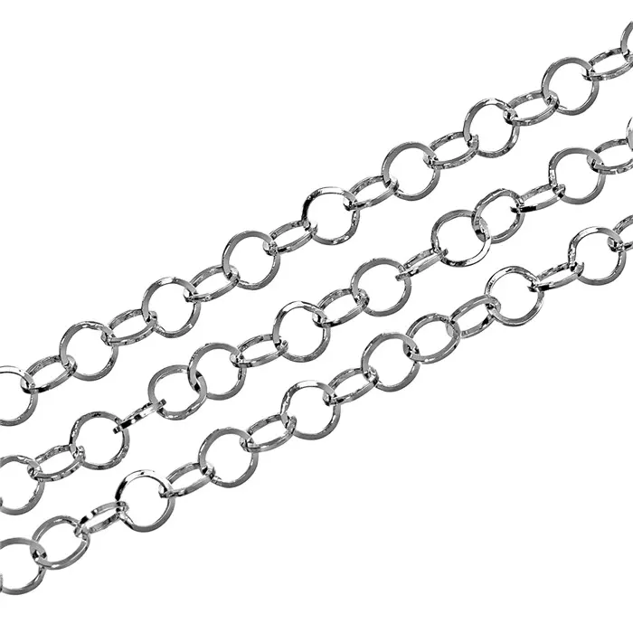 DongGuan Manufacture O shape Stainless Steel Chain Jewelry Necklace Stainless Steel Economy Chain 2/3/4/5mm
