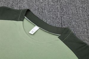 ชุดฟุตบอลฤดูร้อนแบบพิมพ์ลาย แขนสั้น ชุดฝึกซ้อม เบอร์ 25/26 ผ้าโพลีเอสเตอร์/ไนลอน แห้งเร็ว คอกลม ยูนิเซ็กซ์ - Product Image 3