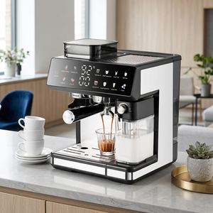 Machine à café expresso portable semi-automatique OEM d'usine, boîtier en plastique, usage hôtelier, capacité 20 tasses, 20 bars - Product Image 2