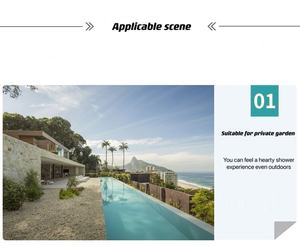 Jade Jd Red 18l <span class=keywords><strong>Douche</strong></span> <span class=keywords><strong>solaire</strong></span> de jardin extérieure autoportante en PVC Heat - Product Image 6