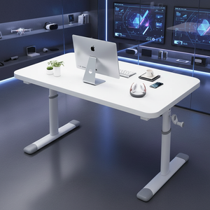 Table de jeu ALINUNU, plusieurs tailles au choix, bureau à levage manuel, bureau d'ordinateur de bureau à domicile, bureau d'apprentissage pour étudiants, bureau à levage - Product Image 3