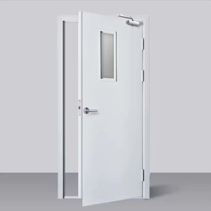 Puerta de Acero Contra Incendios Personalizada para Prevención de Incendios, Salidas de Emergencia para Hoteles y Villas, 90 Minutos de Insonorización, Seguridad Comunitaria Exterior de Metal - Product Image 2