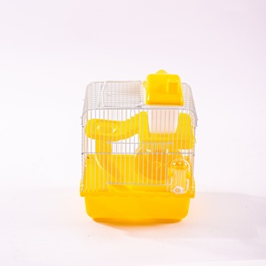 2026 New Model Wholesale Custom Modern Fold Stainless Steel Double Layers Birdcage with <b>Plastic</b> Tray Box for Sale - Product Image 1