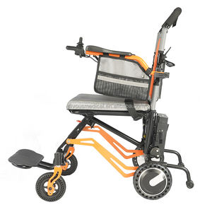 Nouveau design de <span class=keywords><strong>fauteuil</strong></span> <span class=keywords><strong>roulant</strong></span> électrique pliable <span class=keywords><strong>léger</strong></span> et <span class=keywords><strong>ultra</strong></span>-<span class=keywords><strong>léger</strong></span> de 17kg pouvant être utilisé à bord. - Product Image 2