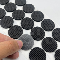 Autocollant de tampon en mousse adhésif noir Eva personnalisé auto-adhésif personnalisé Feuilles de caoutchouc de silicone Tampons en caoutchouc mousse