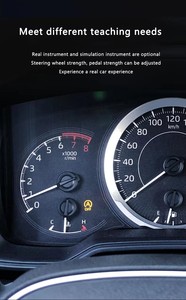 Asiento hidráulico Logitech y <span class=keywords><strong>volante</strong></span>, licencia de escuela de conducción interior, práctica, simulador de entrenamiento de conducción de automóviles para niños y adultos - Product Image 5