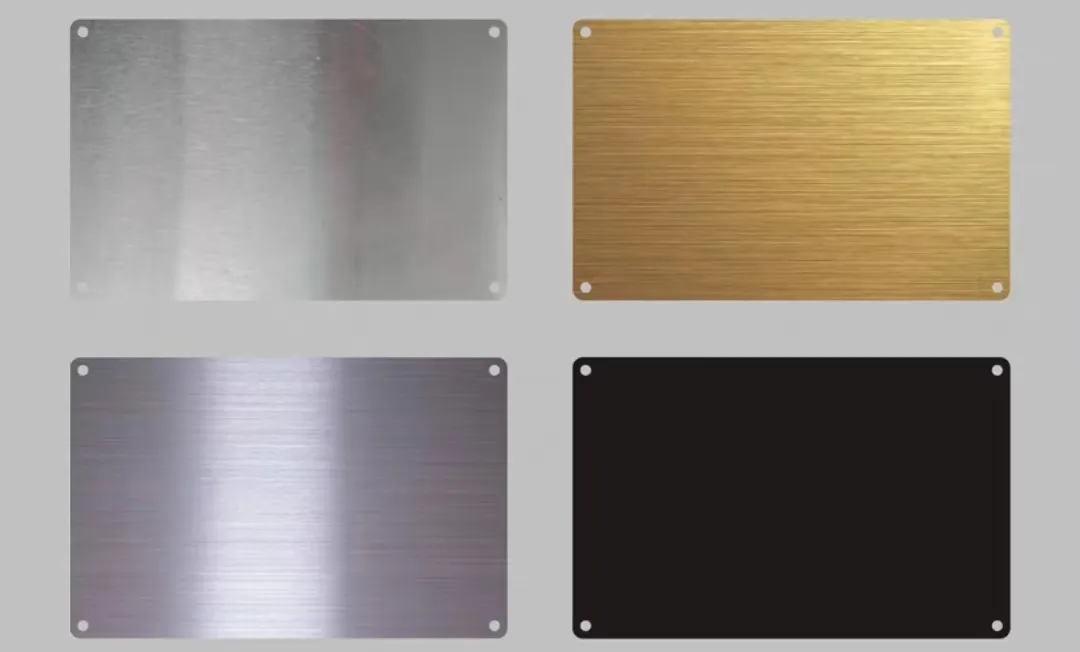OEM kunden spezifische Blechteile Metall herstellung Stanz kit Aluminium legierung eloxiert verschiedene Farb identifikation platine