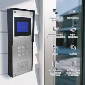 Bel pintu interkom nirkabel 4G, bel pintu 4G nirkabel dengan merek nama dan tombol panggilan Keypad Multi pengguna - Product Image 4