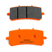Plaquettes de frein de moto en céramique résistantes aux hautes températures VA288 Avant Arrière Friction stable Sans bruit Faible poussière