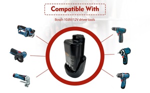 Batería de repuesto de 3.0Ah para baterías Bosch de 12V BAT414, compatible con herramientas de iones de litio Bosch de 12V Max BAT420 GBA12V30 BAT411 - Product Image 4