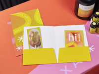 Carpeta de Presentación Empresarial con Logotipo Personalizado, Tamaño Carta A4/A5, Dos Bolsillos, Carpeta Publicitaria con Diseño de Bolsa Portadocumentos de PP Colorida
