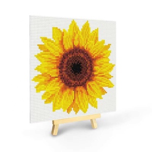 Peinture au diamant Tournesol pour enfants et adultes, peinture au diamant paysage, peinture au diamant 5D - Product Image 5