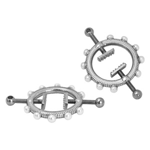 QKKQ Metal <b>Ring</b> Nipple Clamps High Quality Nipple Toys 304 Stainless Steel Breast Clamps BDSM Pain Pleasure Breast <b>Clips</b> - Product Image 4
