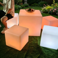 Sedie in Plastica con Luci LED, Sedia da Pranzo, Sgabello da Bar, Tecnologia LED Moderna, Arredamento Commerciale Europeo per Bar, Set da Pranzo per Esterni