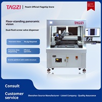 Machine de collage et de revêtement panoramique sur pied à double liquide avec moteur à vis, plateforme en granit, 220V, garantie 1 an