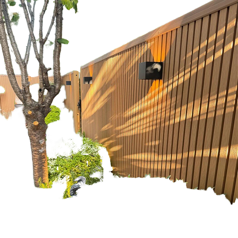 Modern WPC PVC Co-Extrusion Fireproof Waterproof Fluted 3D Outdoor Wall ...