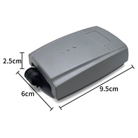 Récepteur 2 canaux AC DC 12V-24V 433MHZ Récepteur de télécommande de porte de garage Code roulant, Code fixe