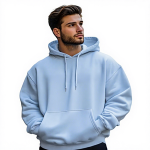 Sweat-shirts à capuche décontractés pour hommes de haute qualité, 100% coton, avec poche et logo brodé, écologiques, prix de gros BD - Product Image 5