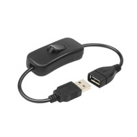 Échantillon gratuit de câble USB 2.0 mâle vers femelle avec interrupteur marche/arrêt