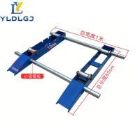 Support de bobine de câble horizontal portable robuste YILI avec rouleaux en acier |   Support de câble stable bleu/vert 1m