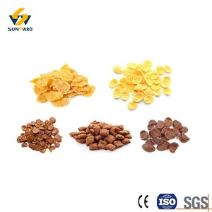 Máquina extrusora y secadora de copos de maíz para hacer cereales de desayuno continuo extruido de doble tornillo - Product Image 2