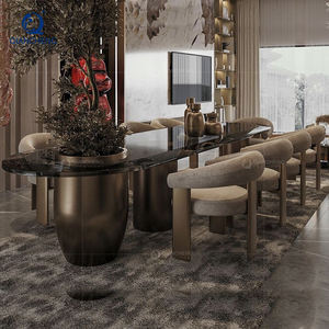 เก้าอี้ห้องรับประทานอาหารนอร์ดิกเก้าอี้ห้องรับประทานอาหารทำจากกำมะหยี่ทันสมัยเก้าอี้จัดเลี้ยงในร้านอาหารเก้าอี้รับประทานอาหารสำหรับโรงแรมหรู - Product Image 2