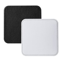 Sous-verres ronds vierges pour sublimation, personnalisables avec votre image, antidérapants pour bar et tasses à café