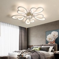 Lampu dekorasi rumah dalam ruangan, lampu langit-langit kristal bulat Led lampu langit-langit mewah untuk ruang tamu