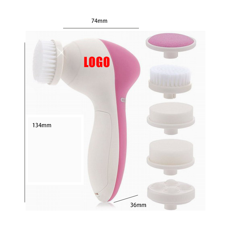 5 в 1, очищающая щетка для лица