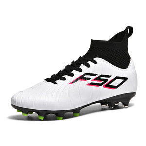 Zapatillas de fútbol transfronterizas de talla grande para niños, adolescentes y niñas, con letras, deportivas 2025, suministro directo de fábrica original. - Product Image 1