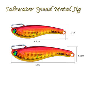Shore Jigging Metal Jig Lure 30g & 40g für das Ocean Boat Fishing von Marlin Barsch Makrele Bass Forelle Salzwasser fisch - Product Image 3