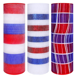 Vải bố <span class=keywords><strong>Deco</strong></span> lưới cho trong nhà/ngoài trời lễ hội trang trí vòng hoa/Vòng hoa hoa làm nguồn cung cấp giáng sinh Halloween trang trí - Product Image 2