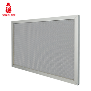 Paslanmaz çelik alüminyum çerçeve <span class=keywords><strong>metal</strong></span> hava filtresi yıkanabilir alüminyum örgü birincil filtre - Product Image 4