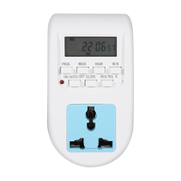 110V Digitaler Timer-Schalter Mini 12/24 Stunden wöchentlich Programmier bare Zeit buchse Elektronische Zeit steuerung für Küchengeräte US