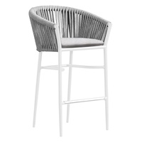 Tabouret de bar confortable et imperméable chaises de bar en plein air comptoir cour villa chaise de bar durable
