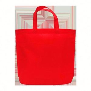 Custom Reusable Eco-Friendly PP Beauty Laminated Non-Woven Grocery Shopping Tote Bag Foldable Recyclable Non-Woven Bag - Product Image 5