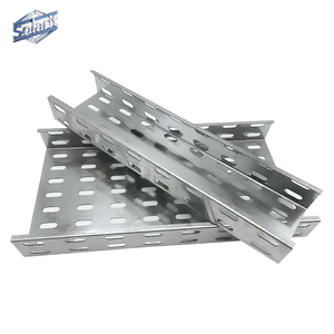 Factory Direct Sales Competitive Industrial 300mm Steel Ventilated Ladder Tray <b>Outdoor</b> Rustproof <b>Cable</b> Tray Hot-Dipped - Product Image 2