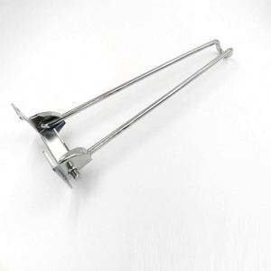 <b>Modern</b> Two-Rod <b>Folding</b> Iron Hairpin Furniture Legs for <b>Dining</b> Kitchen Bedroom Hotel Outdoor & Hospital Use - Product Image 1