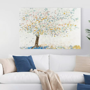 Decoración de Pared <span class=keywords><strong>con</strong></span> Dinero Dorado, <span class=keywords><strong>Pintura</strong></span> Acrílica Pintada por Batya Whisper, Árbol Genealógico - Product Image 4