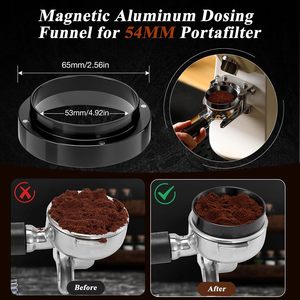Kit de 7 Accesorios para Espresso con Tamper, Herramienta WDT, Distribuidor, Estación de Apisonamiento, Embudo Dosificador, Cepillo y Filtro de Puck para Cafetería en Casa - Product Image 3
