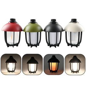 Lanterne de camping extérieure à LED 11x11x15cm, alimentée par piles, interrupteur manuel pour l'éclairage de tente - Product Image 5