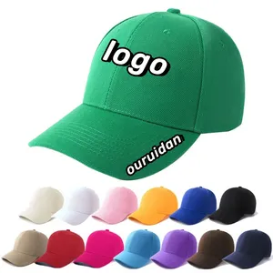 Fitted Baseball Sports Cap Hat Custom Embroidery Logo High Quality Cotton Poly Bag 100% Polyester Unisex Adults Headwear CN;HEB